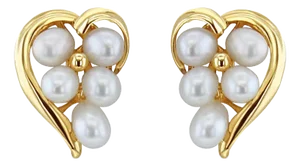 Freshwater Pearl Grape Cluster Studs, 2 Pieces