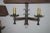 Mid-Century Modern Brutalist Patinated Iron Wall Lights, 1960s, Set of 2 For Sale - Image 4 of 10