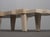 Architectural Travertine Coffee Table, Belgium, 1970s For Sale - Image 9 of 10