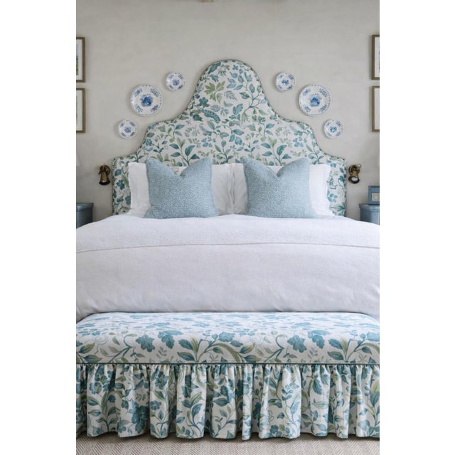A refined pair of 20” x 20” blue‑gray bouclé pillow covers featuring a soft, nubby looped texture and smooth hidden...