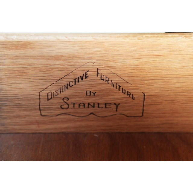 Stanley Furniture 1970s Mid-Century Walnut Nightstand by Stanley Furniture For Sale - Image 4 of 9