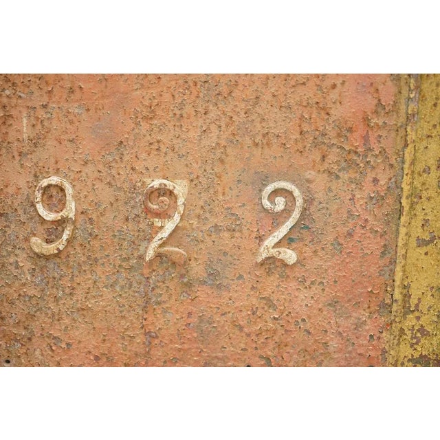 Hungarian Hand Painted Anti Looting Security Door, 1922 For Sale - Image 8 of 11