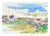 1980s Sail Boats in the Harbor Landscape by Virginia J Hughins For Sale - Image 5 of 5
