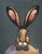 Hare Portrait Oil Painting by Vivek Mandalia For Sale