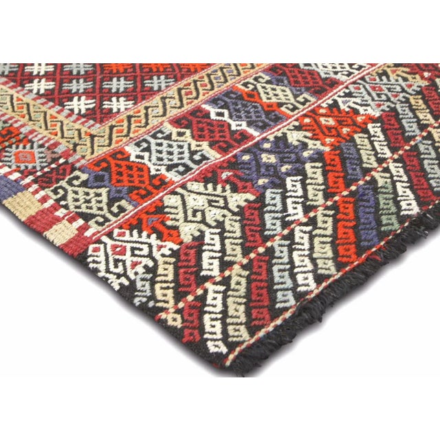 Traditional 1950s Turkish Kilim For Sale - Image 3 of 6