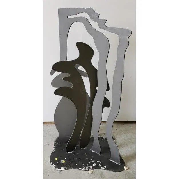 Abstract 2002 "Longest Stream" Contemporary Abstract Steel Sculpture by Mary Gillis For Sale - Image 3 of 5
