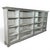 A beautiful and spacious open bookcase in grey. This piece of furniture comes from Sweden in the early 1900s and is...