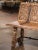 Late 19th Century 19th Century Spanish Renaissance Carved Chestnut Folding Bench With Iron For Sale - Image 5 of 12