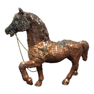 Mid 20th Century Handmade Penny Horse For Sale