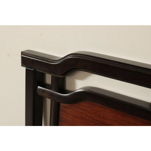 Wood Thomasville Asian Inspired Queen Size Headboard For Sale - Image 7 of 12