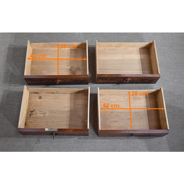 Small Commode in Mahogany, Late 19th Century For Sale - Image 17 of 18