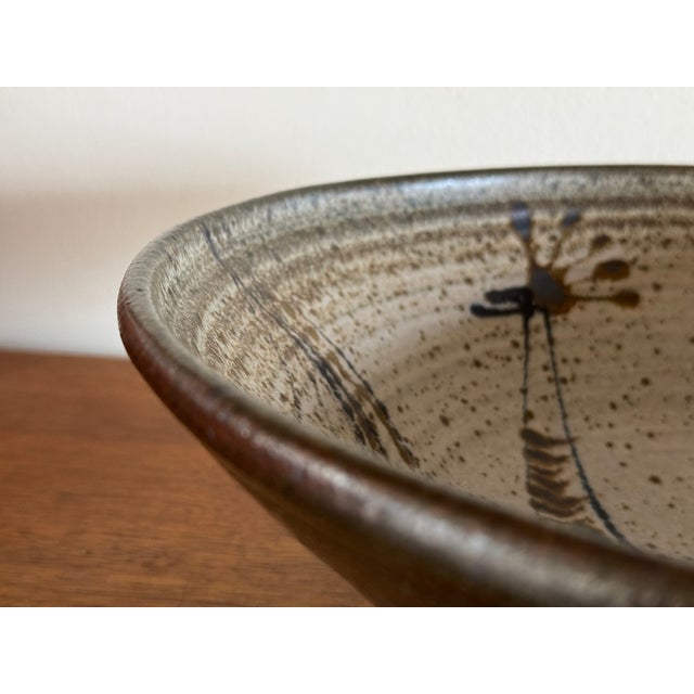 1960’s Antonio Prieto Glazed Ceramic Bowl For Sale - Image 9 of 12