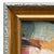 Various Artists Contemporary Abstract "Water Lily" Oil Painting in Vintage Frame For Sale - Image 4 of 6