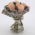 1980s Vintage Italian Handmade Genuine Silver & Salt Dough Flower Bouquet Figurine For Sale - Image 5 of 12