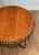 Round Rattan and Wood Wood Coffee Table. Italian Work in the Style of Franco Albini For Sale - Image 9 of 12