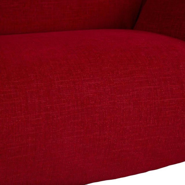 Evita Fabric Two-Seater Red Sofa from Koinor For Sale - Image 5 of 13
