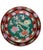 This is an incredible, highly decorative pair of vintage Japanese glazed porcelain chargers. This nesting set includes one...