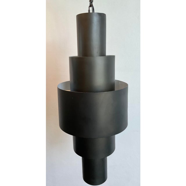 Early 21st Century Vintage Global Views Arc Floor Lamp For Sale - Image 5 of 12