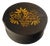 Antique Hand Painted American Farmhouse Bentwood Box For Sale