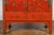 Wood 19th Century Chinese Qing Dynasty Chinoiserie Red Lacquer Cabinet For Sale - Image 7 of 13
