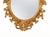 Late 20th Century A Vintage Rococo-Style Gold Oval Wall Mirror For Sale - Image 5 of 11
