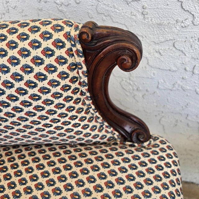 Pair of Antique French Provincial Louis XV Walnut Bergere Armchairs For Sale - Image 17 of 18