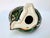 Vintage Drip Glaze Ceramic Duck Figurine, Mottled Green Art Pottery For Sale - Image 11 of 11