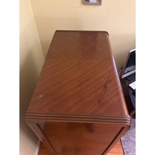 1920s 1920s Waterfall Armoire For Sale - Image 5 of 8