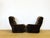 1960s Vintage Velvet Living Room Set, 1960s, Set of 3 For Sale - Image 5 of 18