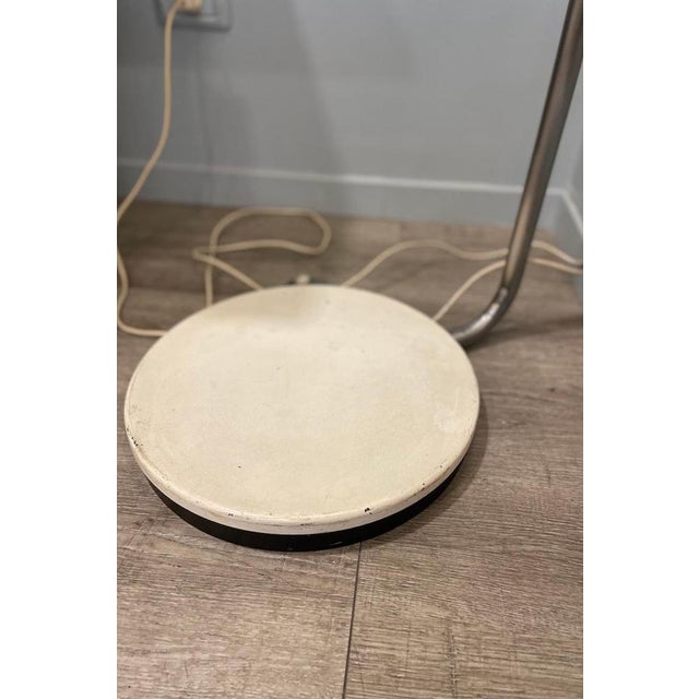 Metal Iron and Glass Floor Lamp, 1970s For Sale - Image 7 of 11