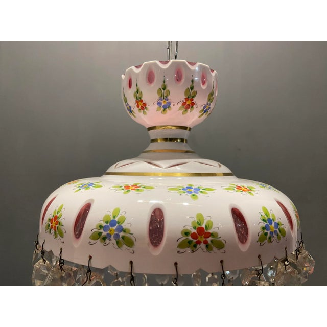 Venetian Murano Glass Pendant Lamp For Sale - Image 7 of 10