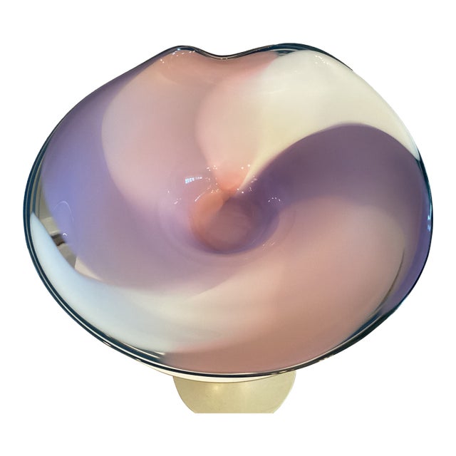 Stunning Nicholson Wave Series Bowl by Rick and Janet Nicholson For Sale