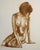 Paper Roger Hebbelinck "Nu No. 1" Nude #1 Hand Signed Vintage Etching For Sale - Image 7 of 8