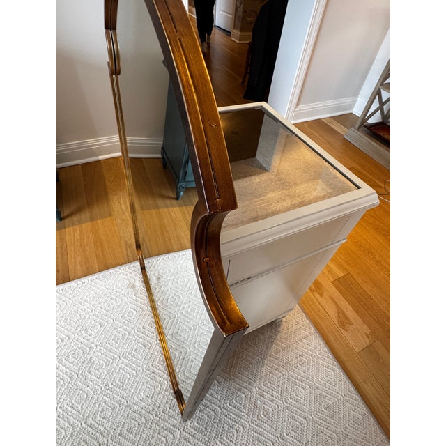 2010s Gold-Framed Arched Wall Mirror – Classic Decorative Shape For Sale - Image 5 of 7