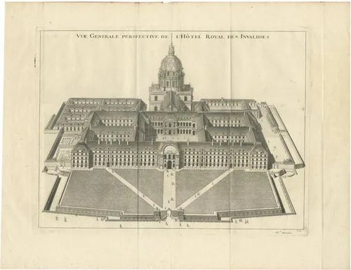 Hôtel National des Invalides, 1760, Paper