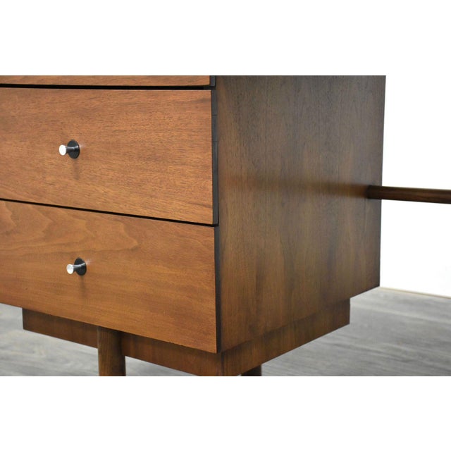 Walnut MCM Desk by Stanley Chairish