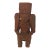 Vintage Pre-Columbian Style Terracotta Seated Figure Sculpture 5” T X 2” W X 3” D For Sale