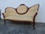Victorian Victorian Style Carved Solid Mahogany Sofa Couch 6360 For Sale - Image 3 of 15