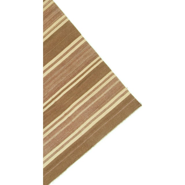 1940s 1940s Vintage Turkish Handwoven Kilim, 4ft 11in X 10ft For Sale - Image 5 of 7