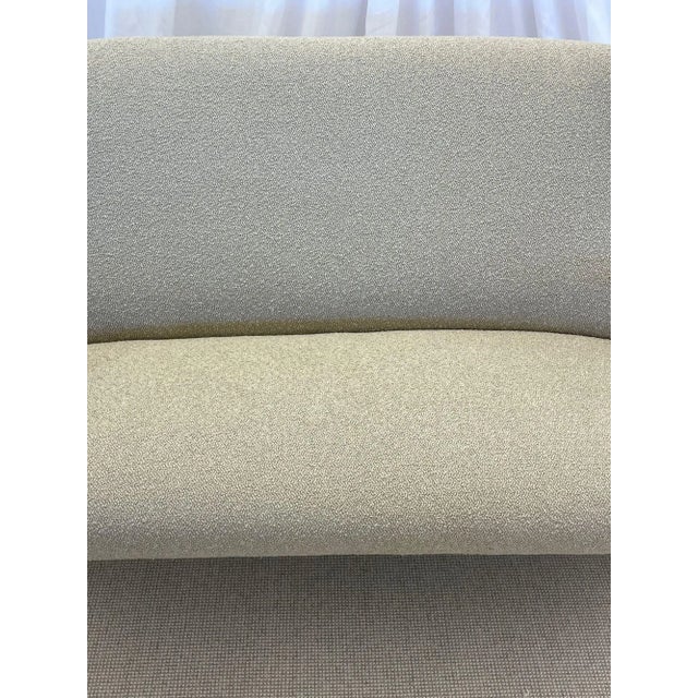 Wood Mid-Century Modern Z Sofa / Settee by Bengt Ruda, Boucle, Swedish, 1960's For Sale - Image 7 of 13