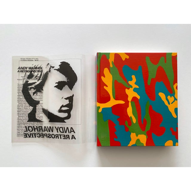 Mid-Century Modern " Andy Warhol : A Retrospective " Vintage 1989 First Edition Lithograph Print Hardcover Landmark Exhibition Pop Art Book For Sale - Image 3 of 18