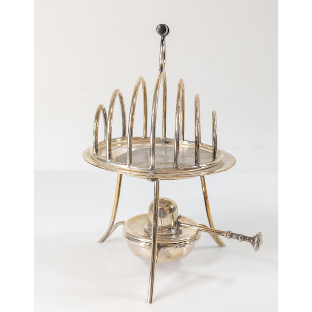 Early 20th Century Georgian Style Silverplate Toast Rack by Asprey of London For Sale In New York - Image 6 of 14