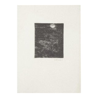 Gian Paolo Berto - the Full Moon - Original Artwork - 1970s For Sale