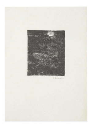 Gian Paolo Berto - the Full Moon - Original Artwork - 1970s