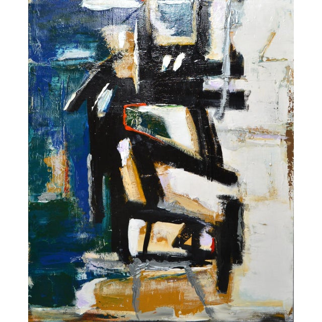 Yamil O. Cardenas Multi-Color Abstract Painting in Acrylic on Canvas 2019 For Sale - Image 13 of 13