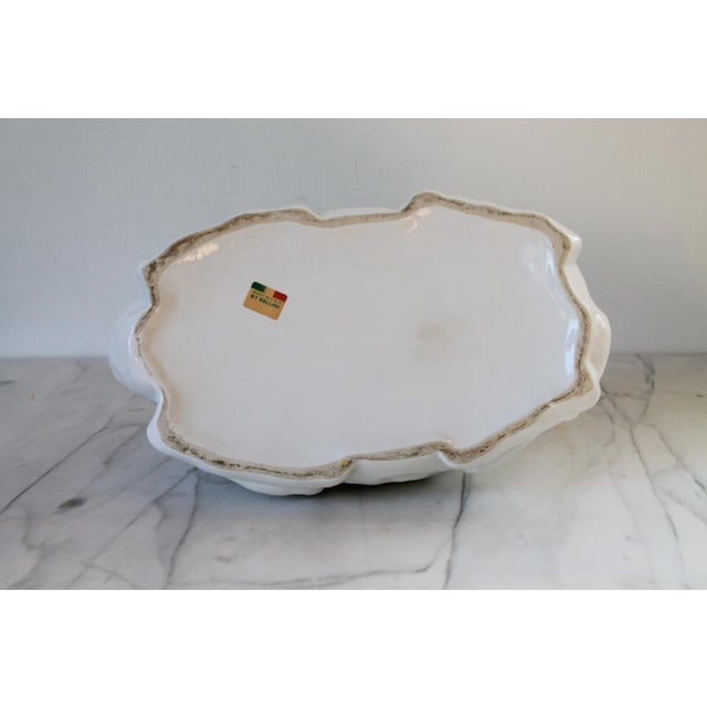 Vintage Italian White Ceramic Camel Planter For Sale - Image 9 of 9