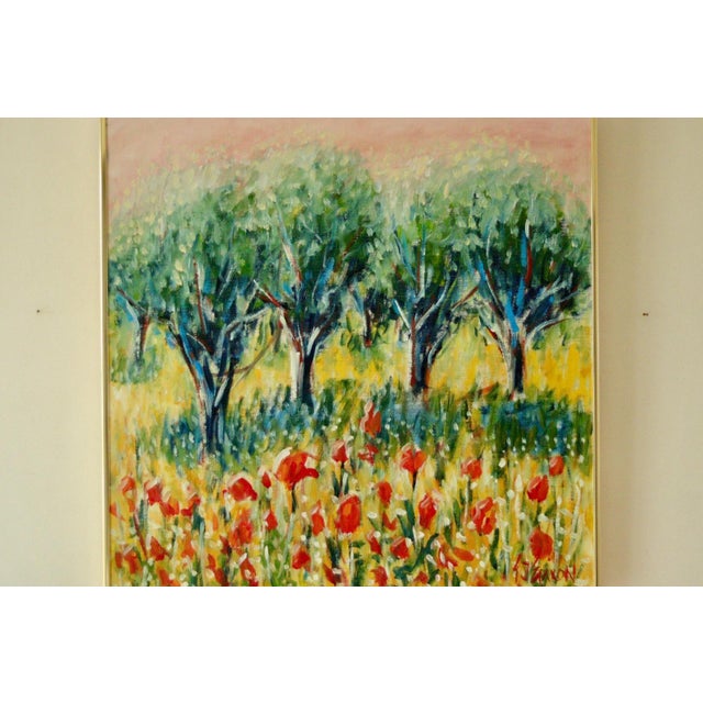 Gunnar Ingemar Erixon, Valmo Vid Olivlund, 1997, Oil on Canvas, Framed For Sale - Image 9 of 11