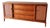 1960s Lane Rhythm Walnut and Cane Dresser Cabinet Credenza Mid Century Modern 66" For Sale