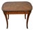 1910s Antique French Louis XV Walnut & Satinwood Inlay Small Coffee Table For Sale
