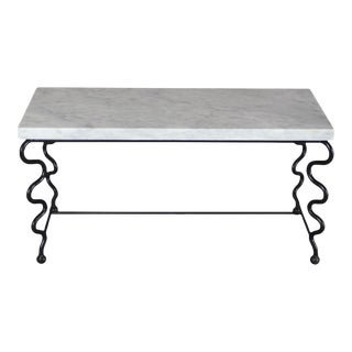 Custom Serpentine Coffee Table - Sasha For Sale